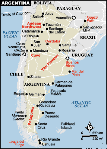 argentina-map - Reef Ball Foundation